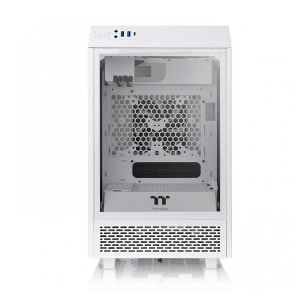 Imagem 3 de 4 do produto Gabinete Thermaltake The Tower 100 Mini Snow, Lateral Vidro, Branco - Ca1r300s6wn00
