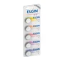 Bateria Lithium Elgin CR2016 Botão, 3V, Blister, Com 5 Unidades