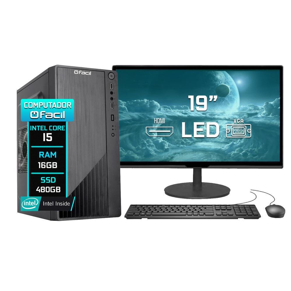 Computador H61 I5 2a Ger 16GB SSD 480GB KaBuM
