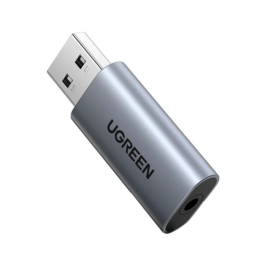 Imagem 3 de 3 do produto Adaptador Áudio Externo Ugreen Cm383 Usb 2.0 Para 3.5mm