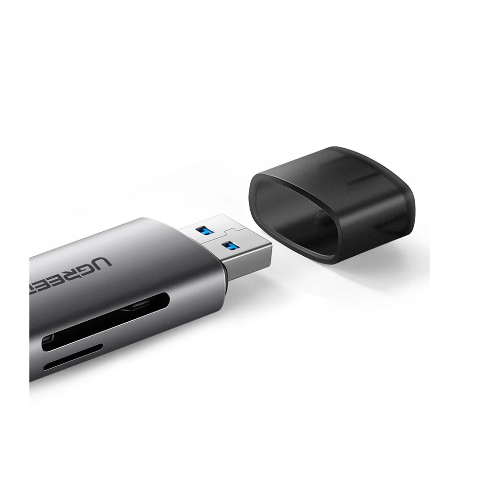 Imagem 3 de 5 do produto Adaptador Ugreen Cm184 Usb Tipoc E A Para Micro Sd E Sd