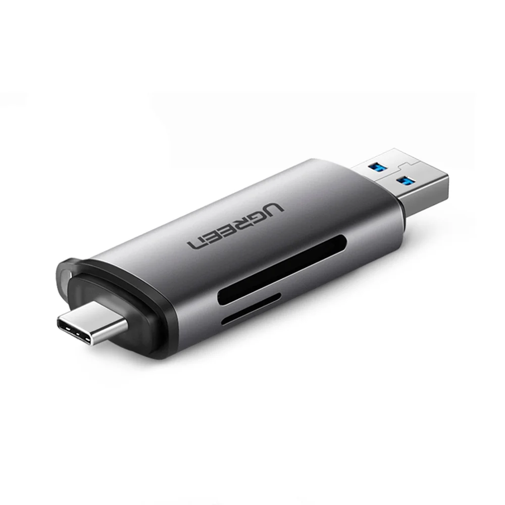 Imagem 4 de 5 do produto Adaptador Ugreen Cm184 Usb Tipoc E A Para Micro Sd E Sd