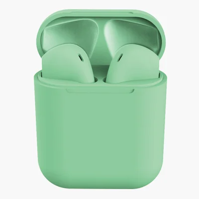 Fone De Ouvido I12 Tws Bluetooth 5.0 Com Sensor Touch Para Android E Ios Verde
