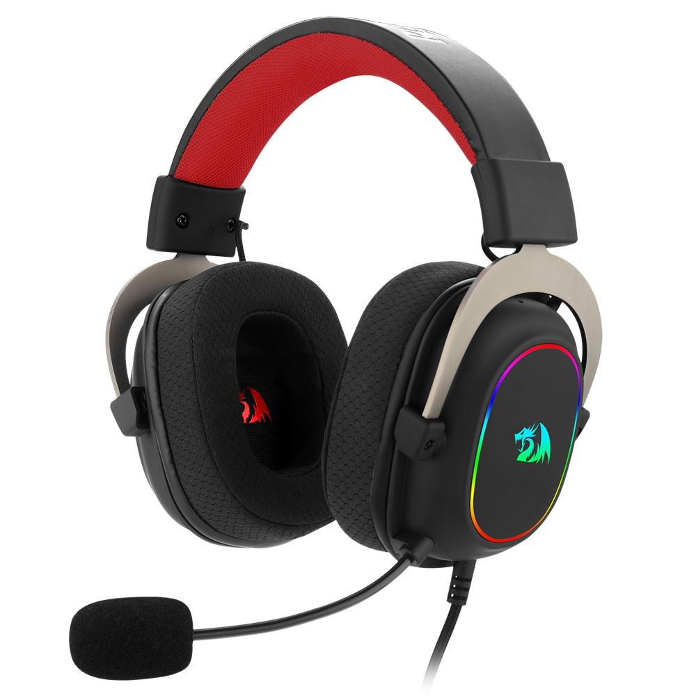 Fone De Ouvido Headset Gamer Zeus X Usb H510-rgb Redragon | KaBuM!