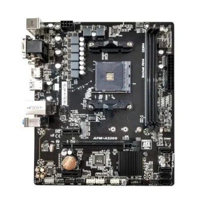 Placa-Mãe PCWare A520, AMD AM4, mATX, DDR4, DVI-D, HDMI, D-SUB, M.2 - APM-A520G