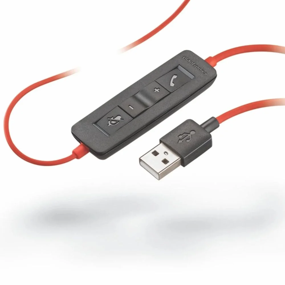 Imagem 4 de 4 do produto Headset com Fio Poly Blackwire C3210, Mono, USB A, SoundGuard - 209744-101
