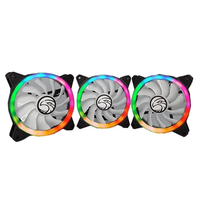 Kit Cooler FAN com 3 Unidades Brazil PC, RGB - BPC-KSLIM1250-ARGB