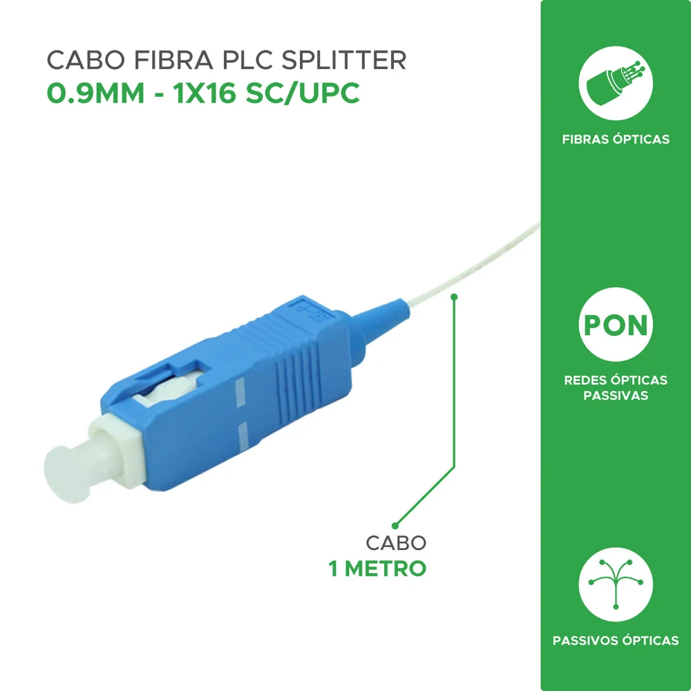 Imagem 3 de 4 do produto Splitter Plc Connect Pro 0.9mm 1x16 Sc/upc 1m 018-0586