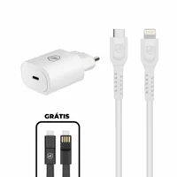 Kit Carregador Turbo Tipo C + Cabo Dual Shock Tipo C / Lightning + Cabo - Gshield