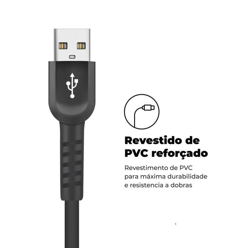 Imagem 2 de 5 do produto Kit Carregador Triplo Turbo E Cabo Dual Shock Tipo C - Gshield
