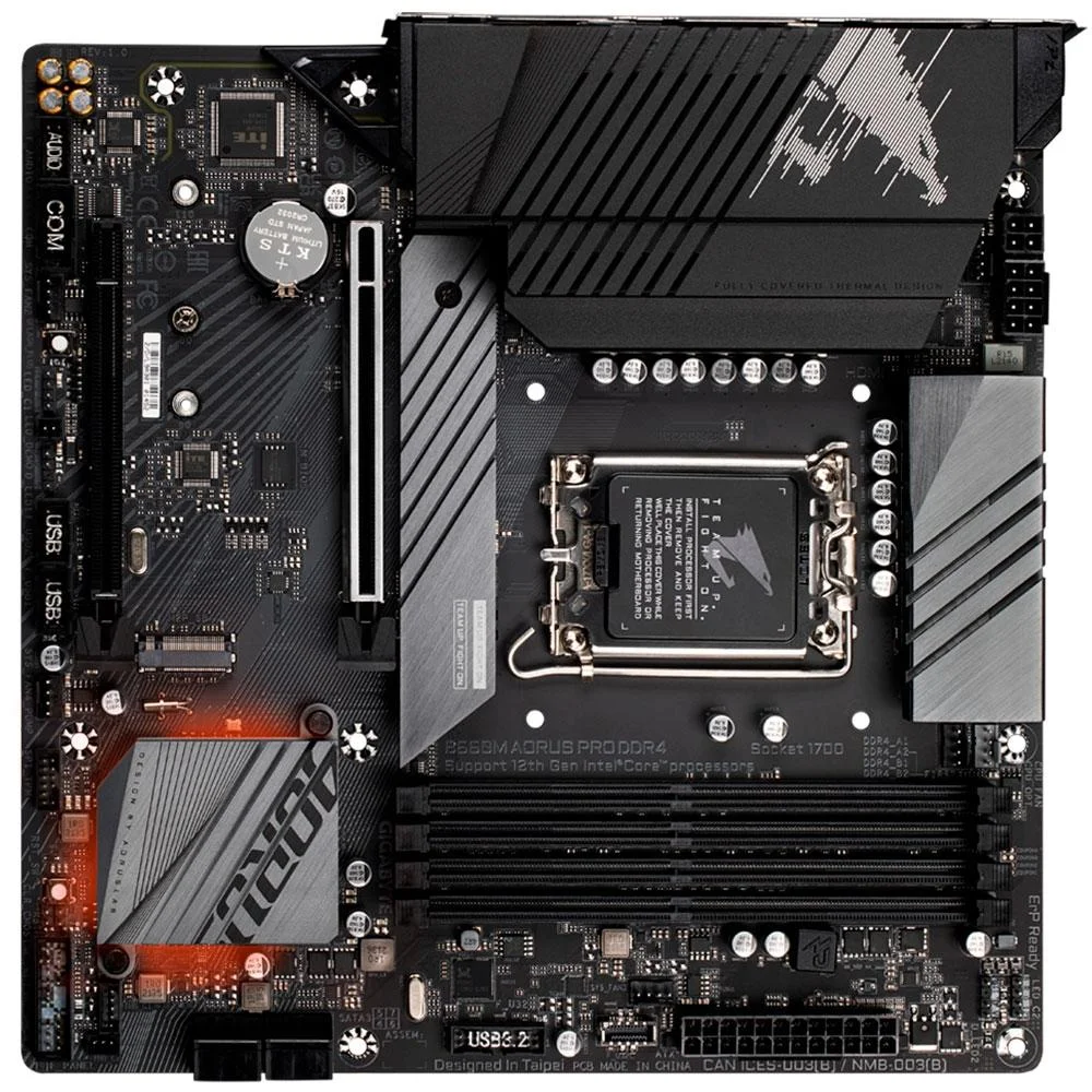 Imagem 5 de 5 do produto Placa Mãe Gigabyte B660M PRO Aorus Gaming, Intel 1700, mATX, 4x DDR4 - B660maorusproddr