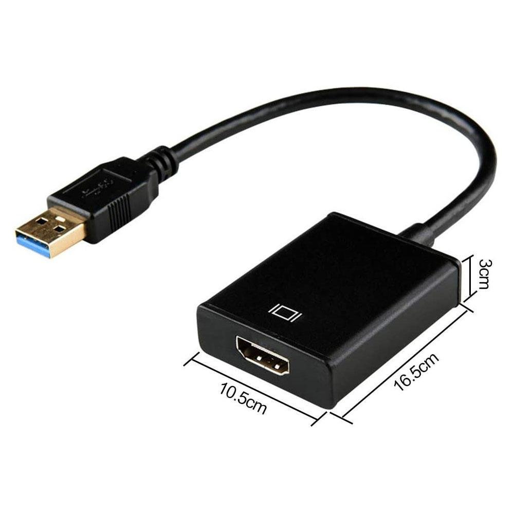 Imagem 3 de 5 do produto Conversor De Vídeo E Áudio Hd Usb Para Hdmi 1080p