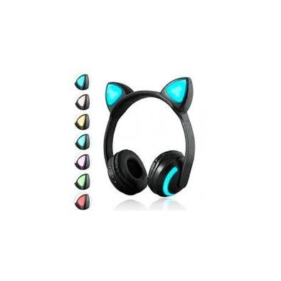 Headphone Headset Gatinho Orelha De Gato Com Led Fone De Ouvido