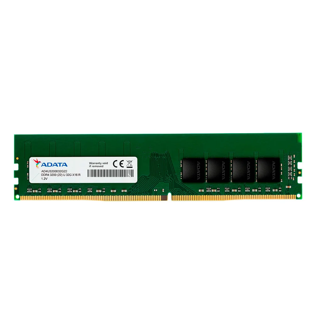 Memória ADATA, 32GB, 3200MHz, DDR4, CL22, Para Desktop - AD4U320032G22 SNG