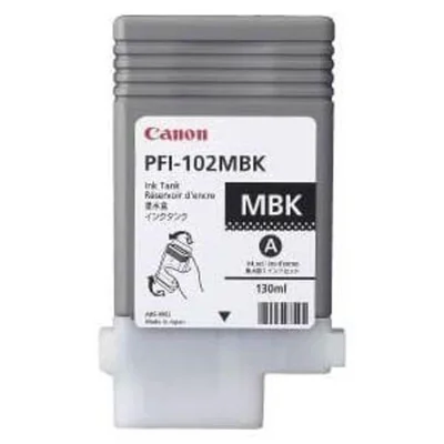 Cartucho De Tinta Canon Pfi-102 Mbk 130ml 5pçs - 0894b003aa
