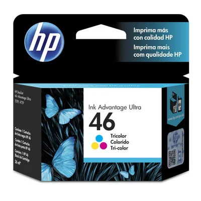 Cartucho Hp 46 16ml Tricolor - Cz638al