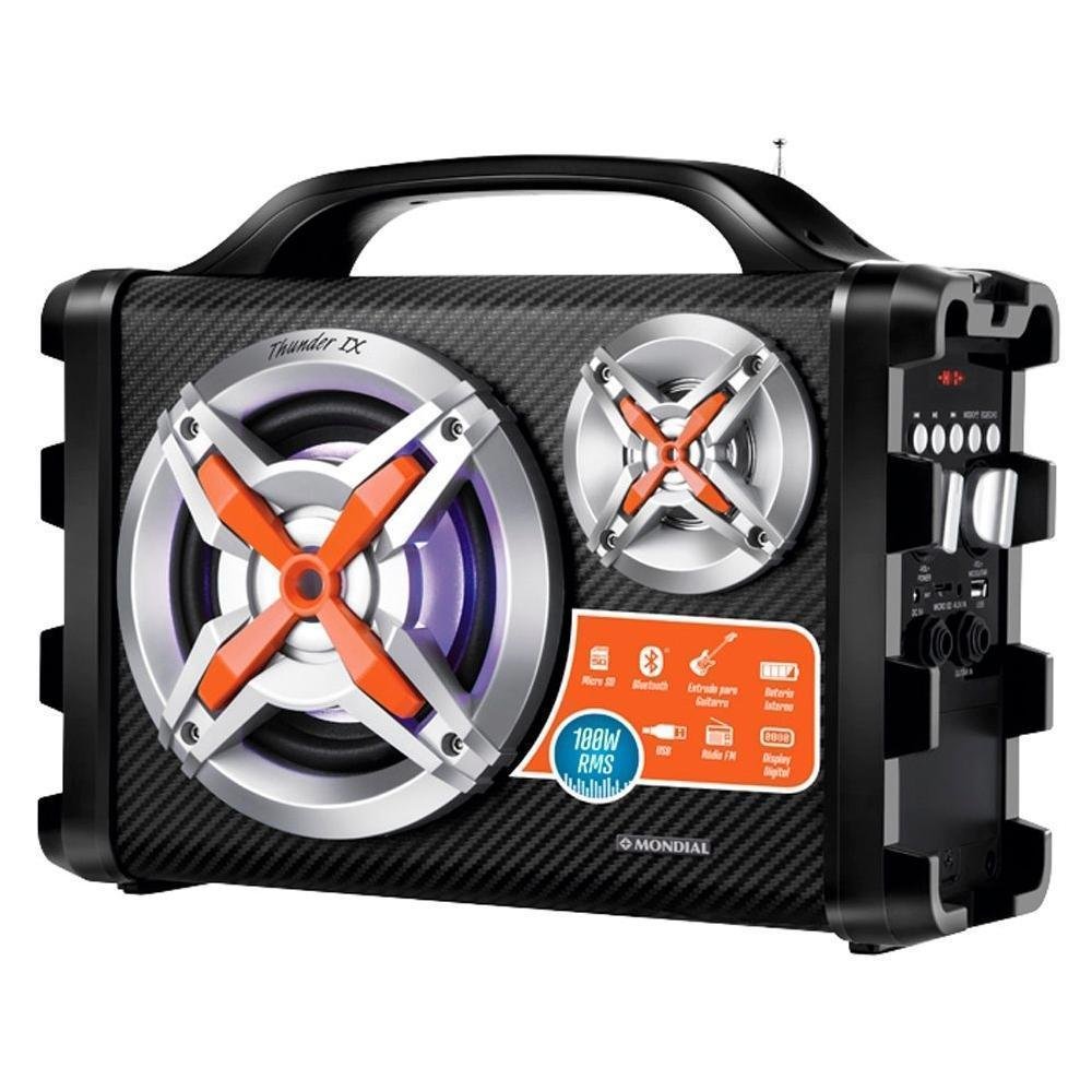 Caixa Amplificada Mondial Thunder Ix Bivolt KaBuM
