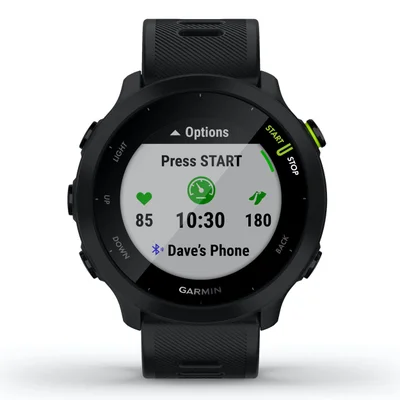 Smartwatch Gps Garmin Forerunner 55 Hrm Pace Elevação Passos