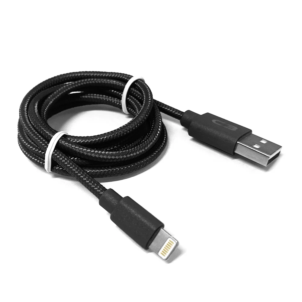 Imagem 3 de 3 do produto Cabo Usb Lightning 1 Metro Cb-l11bk Preto - C3plus