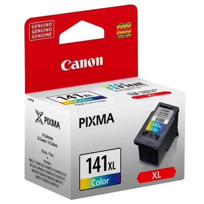 Cartucho Original Canon Cl-141xl Cl141xl Colorido 15ml P/ Pixma Mg3510 Mg3610 Mg2110 Mg2210 Gm2010 Mx391 Mx471 Mx531