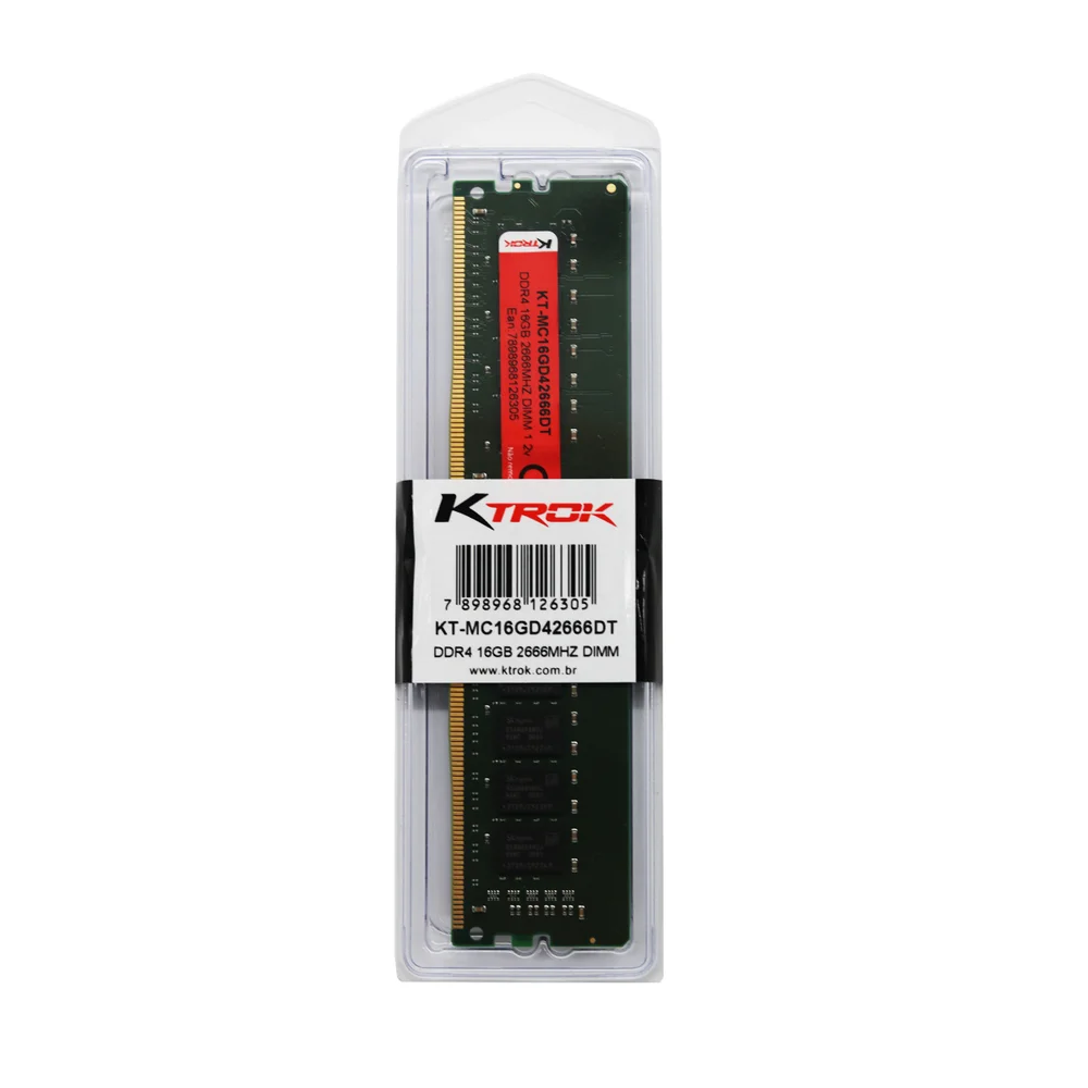 Memória RAM 16GB DDR4 2666MHZ Para Desktop Pc