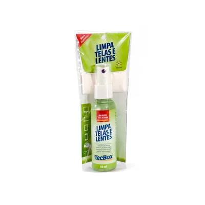 Limpa Telas E Lentes Tecbox 60ml - Reliza