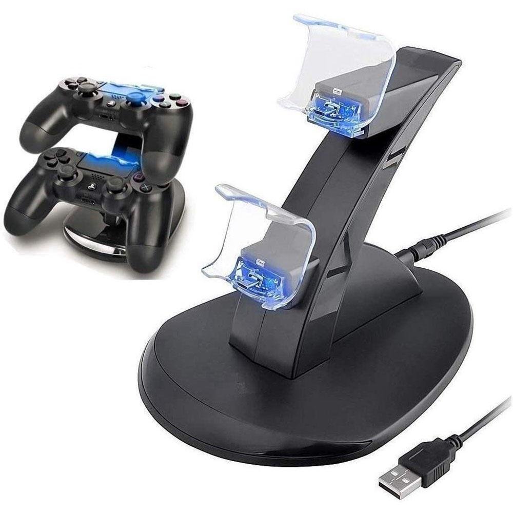 Carregador Oivo Controle Ps4 Suporte Dock Vertical + Cabo USB