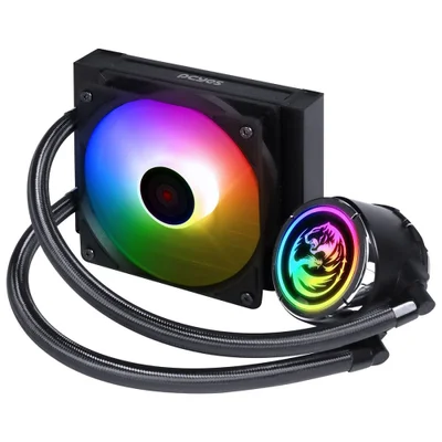 Water Cooler ARGB PCYES NIX 2, 120Mm, LGA 1700, TDP 200W, Preto - Pcywcnix120