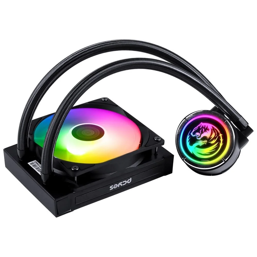 Imagem 2 de 5 do produto Water Cooler ARGB PCYES NIX 2, 120Mm, LGA 1700, TDP 200W, Preto - Pcywcnix120