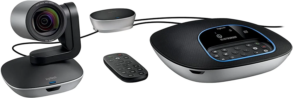 Imagem 4 de 5 do produto Videoconferência Logitech Group, 1080p, 30fps, Redução De Ruído, Áudio e Vídeo HD - 960-001054