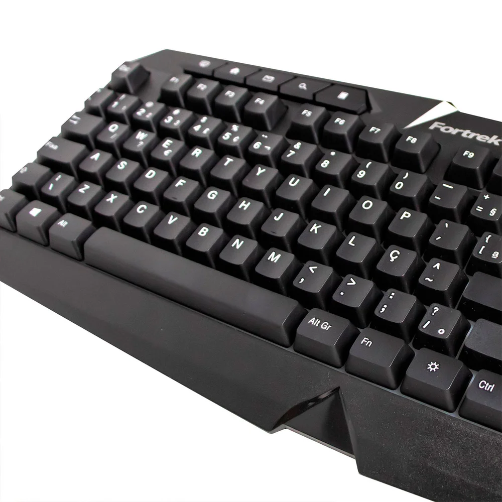 Imagem 4 de 5 do produto Teclado Gamer Fortrek Spider Black, RGB, 10 Teclas Multimídias, ABNT2, Preto  - 75853