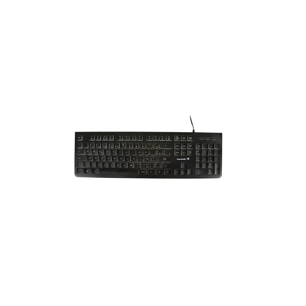 Imagem 2 de 5 do produto Teclado Gamer Multimídia, Fortrek, Black Eagle, ABNT2, RGB