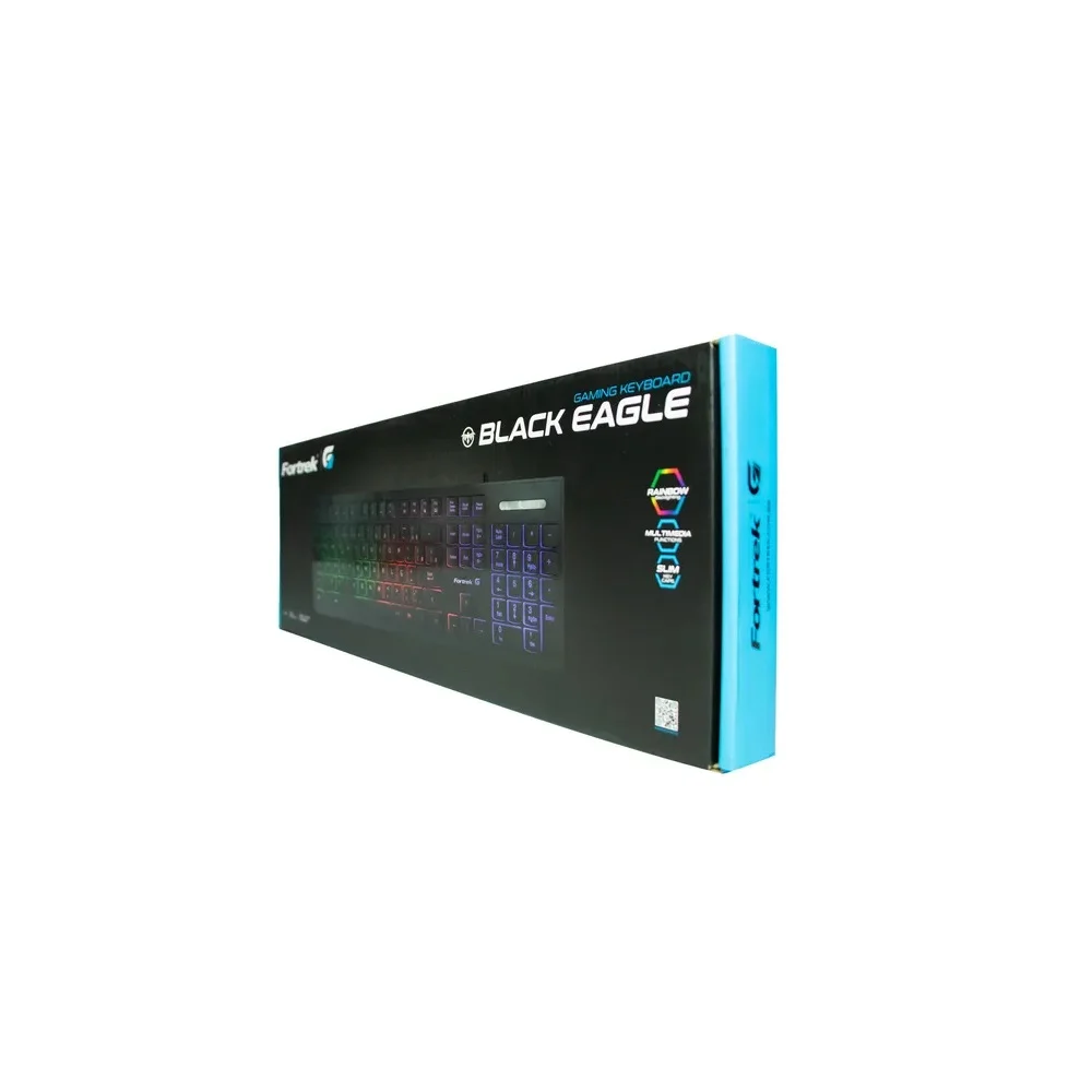 Imagem 3 de 5 do produto Teclado Gamer Multimídia, Fortrek, Black Eagle, ABNT2, RGB