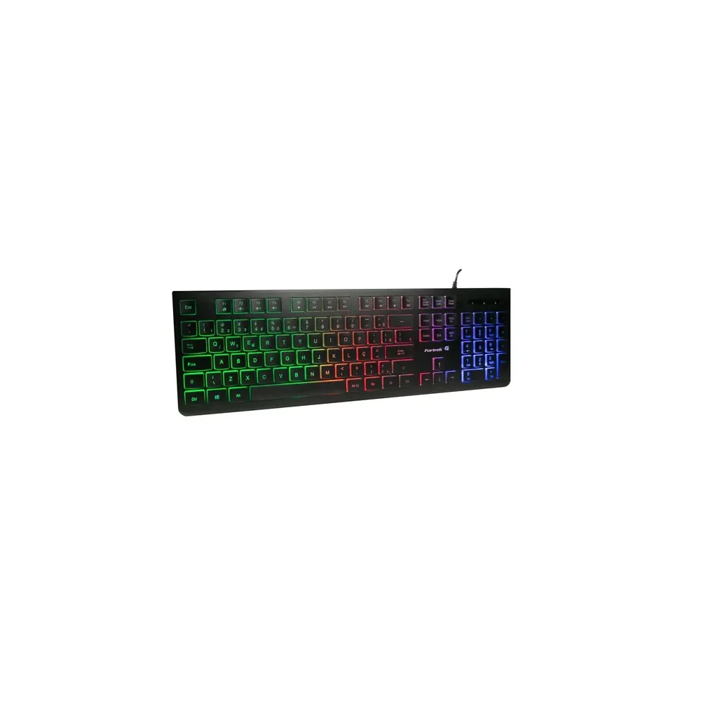 Imagem 5 de 5 do produto Teclado Gamer Multimídia, Fortrek, Black Eagle, ABNT2, RGB