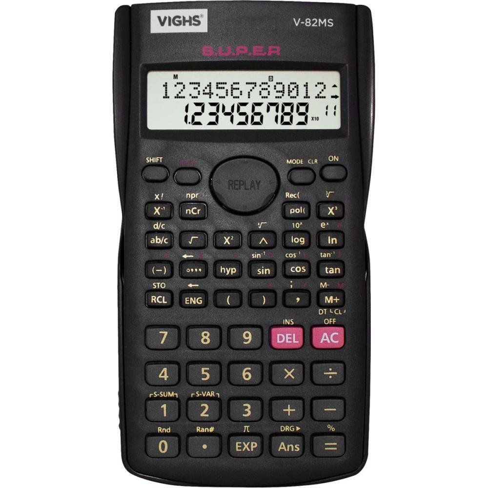 Calculadora Cientifica Padrão 12 Dígitos FX-82MS-2 Preto - Casio