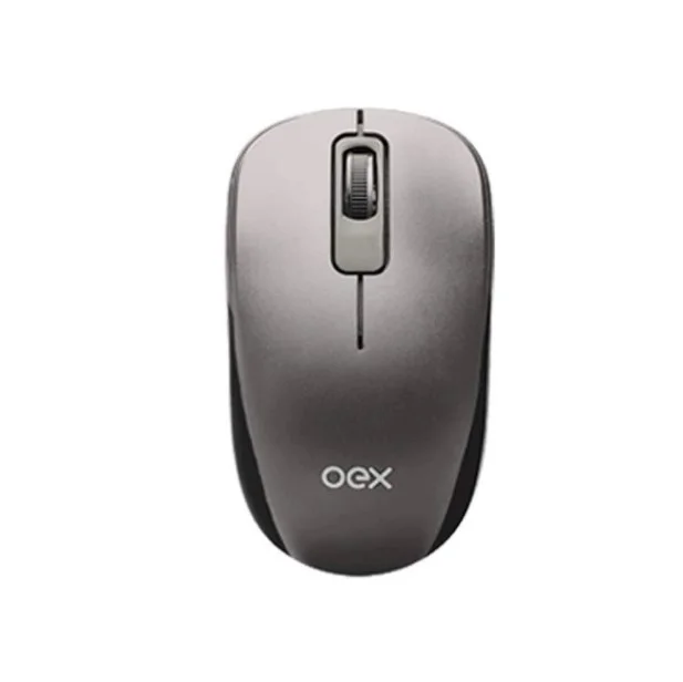 Imagem 2 de 4 do produto Kit Combo Teclado E Mouse Pop+ Sem Fio Abnt2 Tm410 Chumbo - Oex.