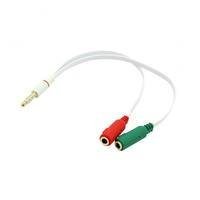 Cabo Adaptador P3 Macho X 2 P2 Femea Para Fone E Microfone