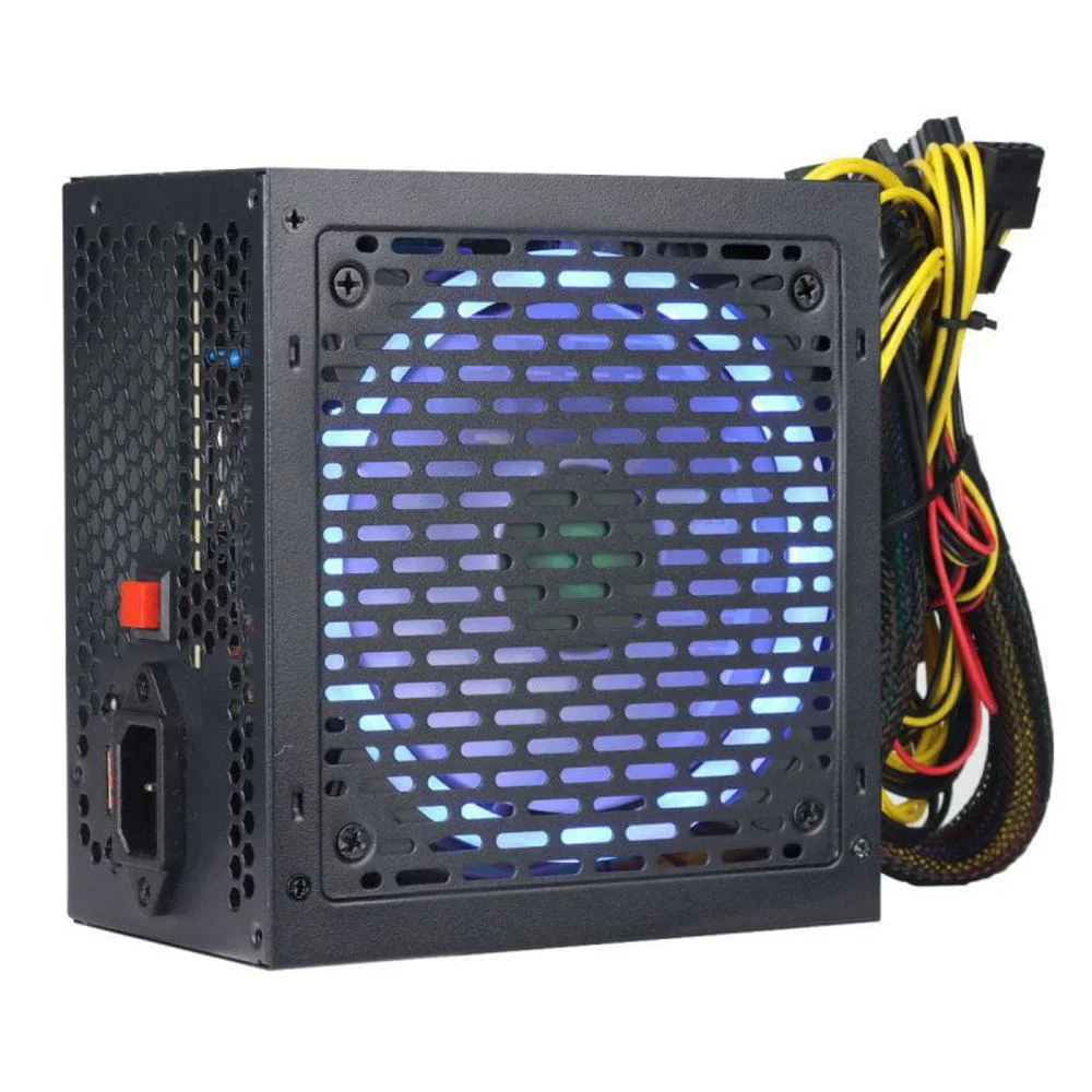 Imagem 2 de 5 do produto Fonte Vinik Gamer Dash, 600W, FAN LED RGB, Preto - VFG600WPR