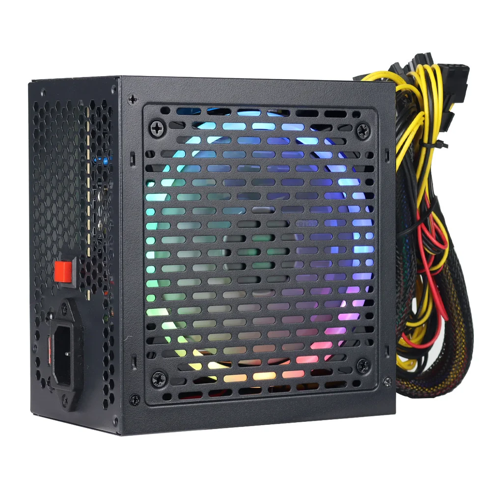 Imagem 2 de 5 do produto Fonte Vinik Gamer Dash, 500W, 110-230V, LED RGB, Preto - VFG500WPR