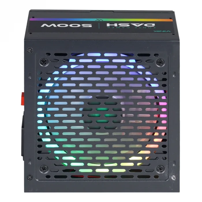 Imagem 5 de 5 do produto Fonte Vinik Gamer Dash, 500W, 110-230V, LED RGB, Preto - VFG500WPR