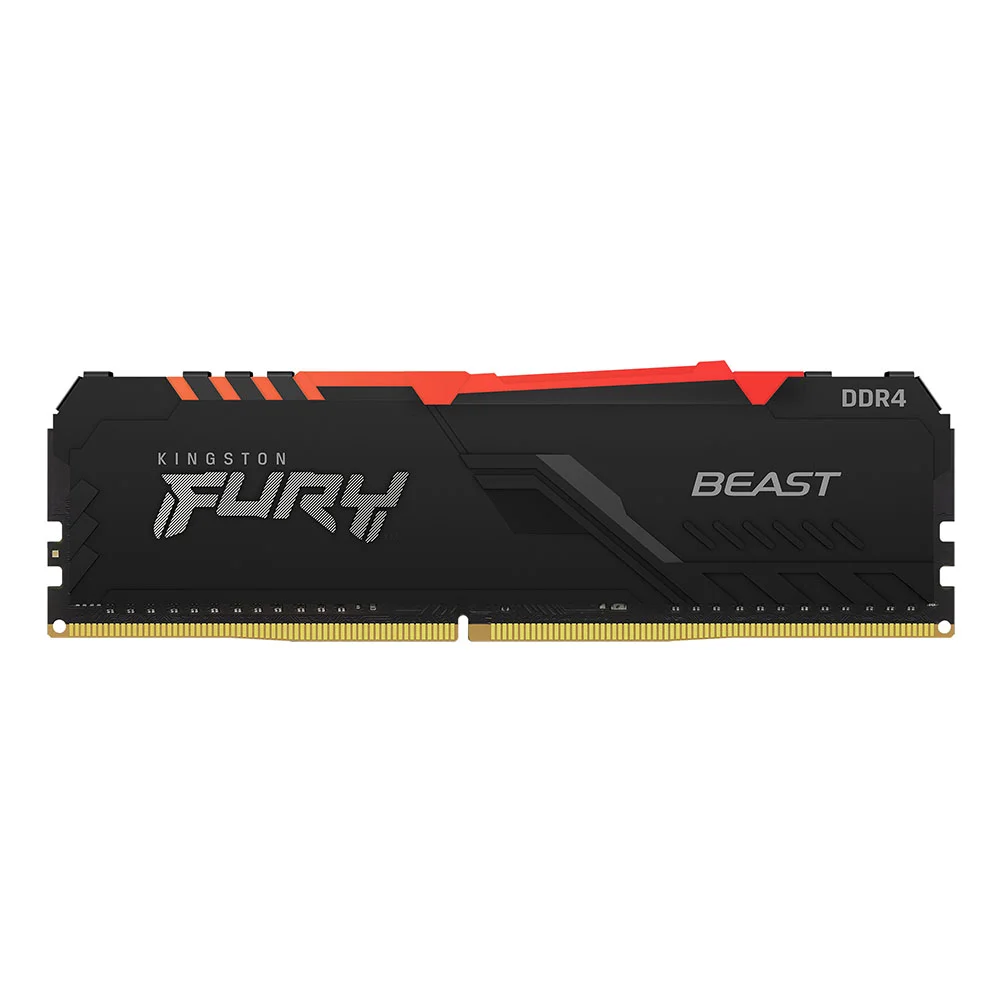 Memória Kingston Fury Beast RGB 16GB 2666MHz DDR4