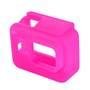 Capa Case Silicone Gopro Hero 7 6 5 Black Uso Com Frame De Montagem Cor Rosa