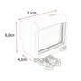 Capa Case Silicone Gopro Hero 7 6 5 Black Uso Com Frame De Montagem Cor Rosa