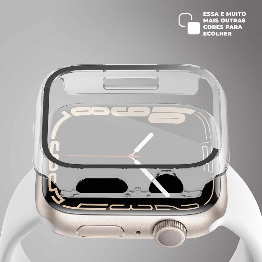Imagem 4 de 4 do produto Case Armor Para Apple Watch 45mm (series 7) - Transparente - Gshield