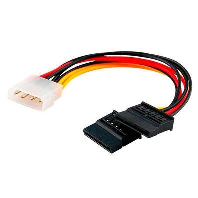 Cabo De Energia Sata Em Y, 1 Conector 4 Pinos Molex Para 2 De Energia Sata