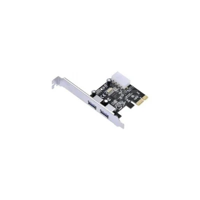 Placa Pci Importado Pci-e C/ 2 Usb 3.0