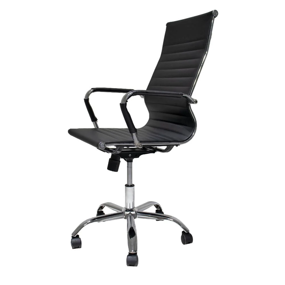 Imagem 2 de 4 do produto Kit Cadeira De Escritório Presidente Stripes e 2 Cadeiras De Escritório Diretor Stripes, Pretas
