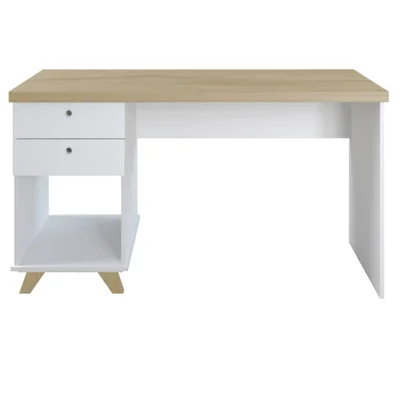 Escrivaninha Sky Retrô Com 2 Gavetas Artany