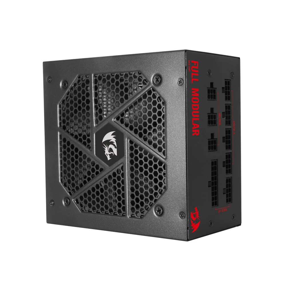 Imagem 2 de 5 do produto Fonte Redragon, 650W, 80 Plus Gold, PFC Ativo, Full Modular - RGPS-650W