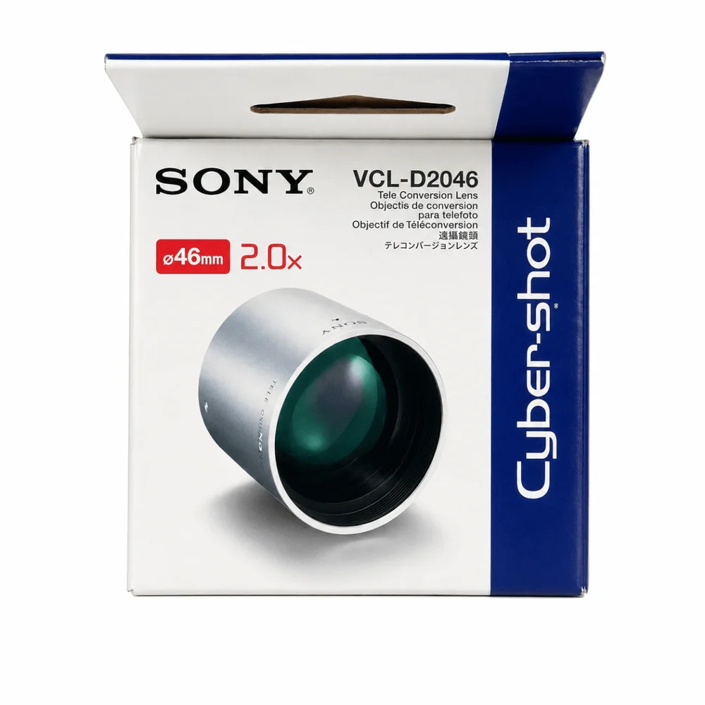 Imagem 2 de 4 do produto Lente Sony Vcl-d2046 Teleconversora 2.0x 46mm Para Câmeras Cyber-shot